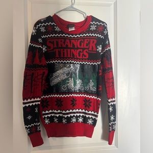 Stranger Things Christmas Reversible Sequin Sweater